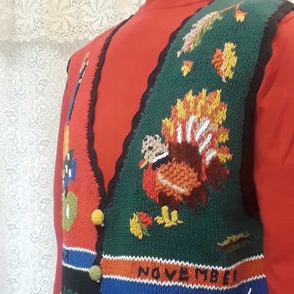 Fall, Winter Embroidered Vest - Picture 5 of 8